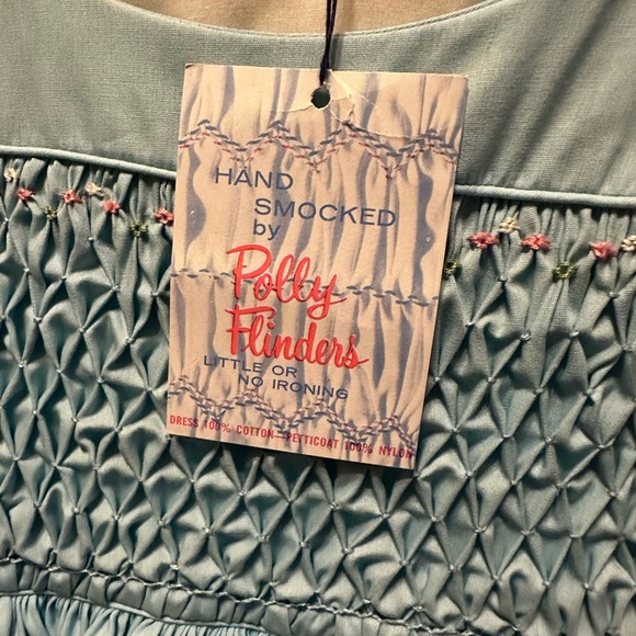 Vintage Polly Flinders Smocked Size 4t Dress NWT - Picture 6 of 10